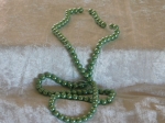 Glass Beads 8mm Approx. 110 Light Leaf Green